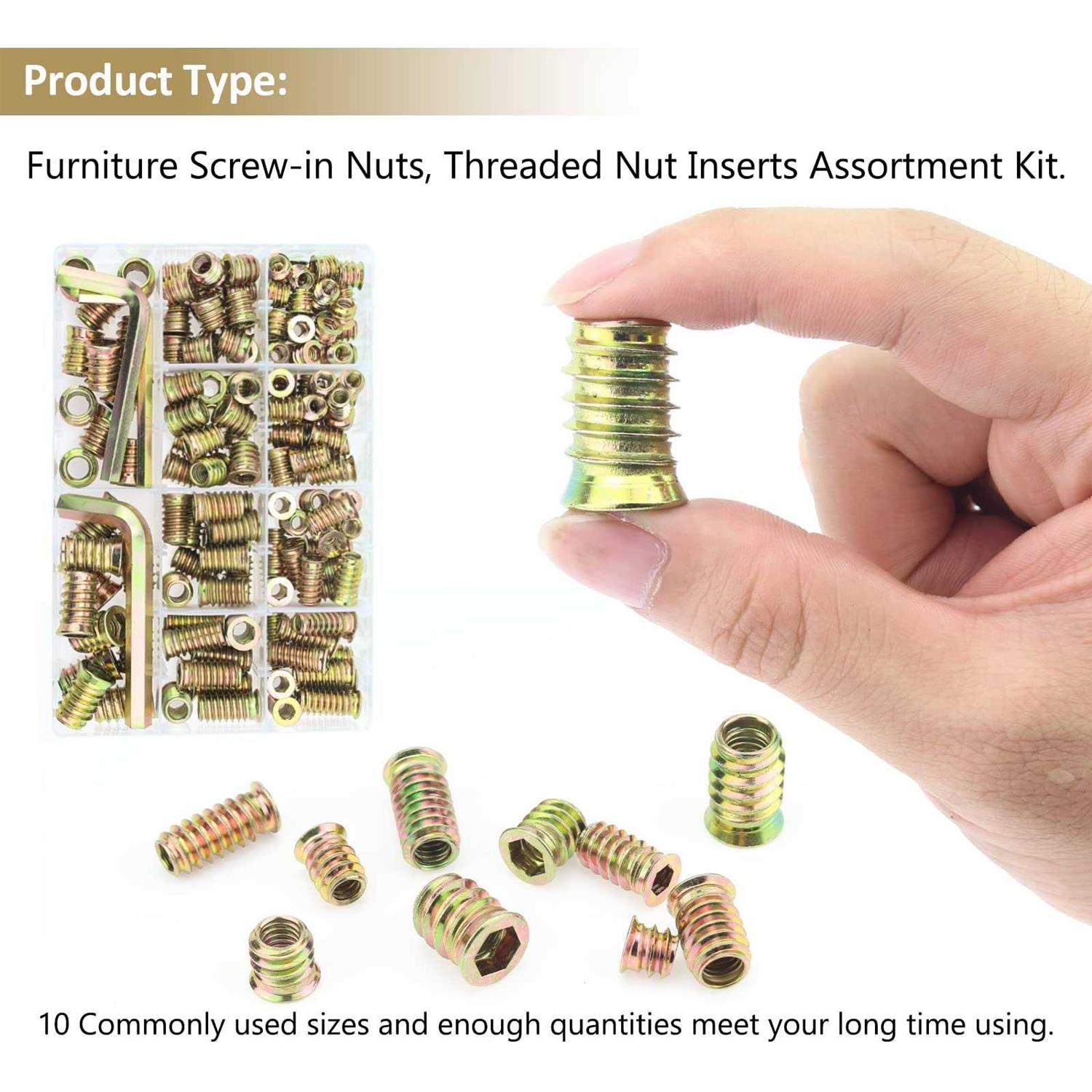 Kindroufly 146 Pieces 1/4-20 5/16-18 3/8-16 Threaded Inserts - Image 3