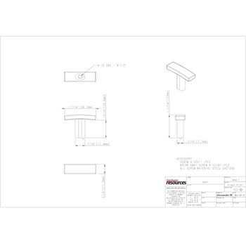 Jeffrey Alexander Key Grande 2 Length T Knob - Image 5