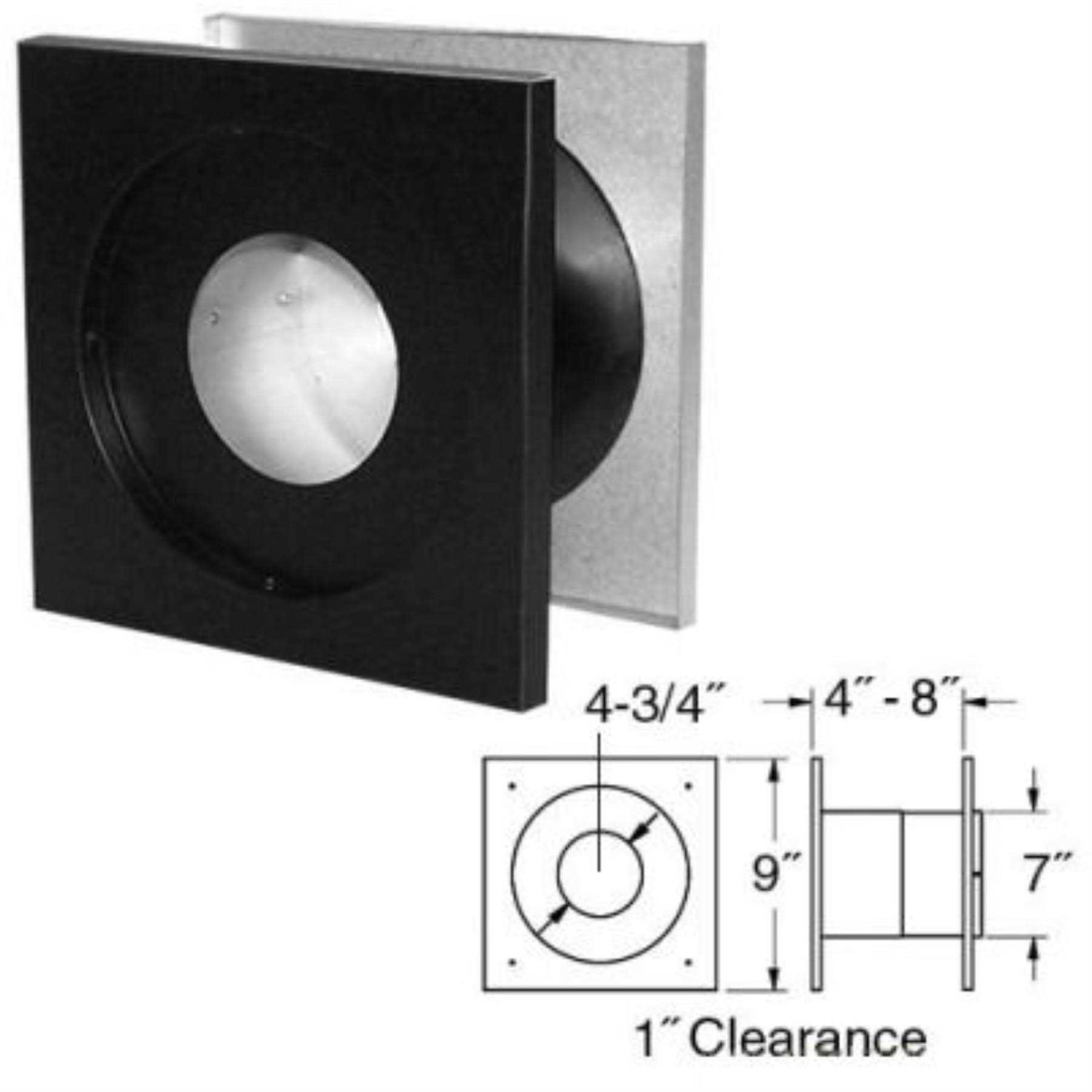 DuraVent 4 in PelletVent Wall Thimble 4PVL-WT - Image 3