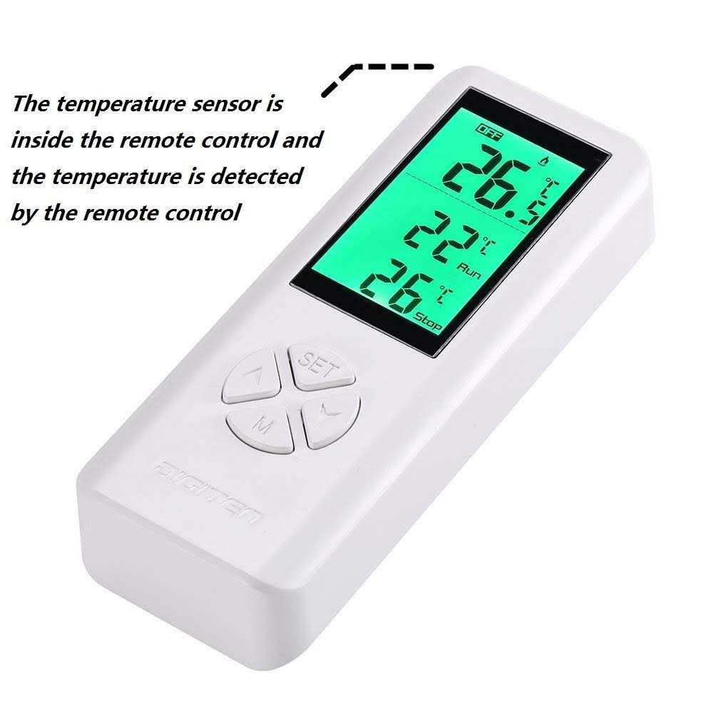 DIGITEN Wireless Temperature Controlled Outlet Digital Plug in Thermostat Outlet with Remote Control Built in Temp Sensor Heating & Cooling for A/C - Image 5