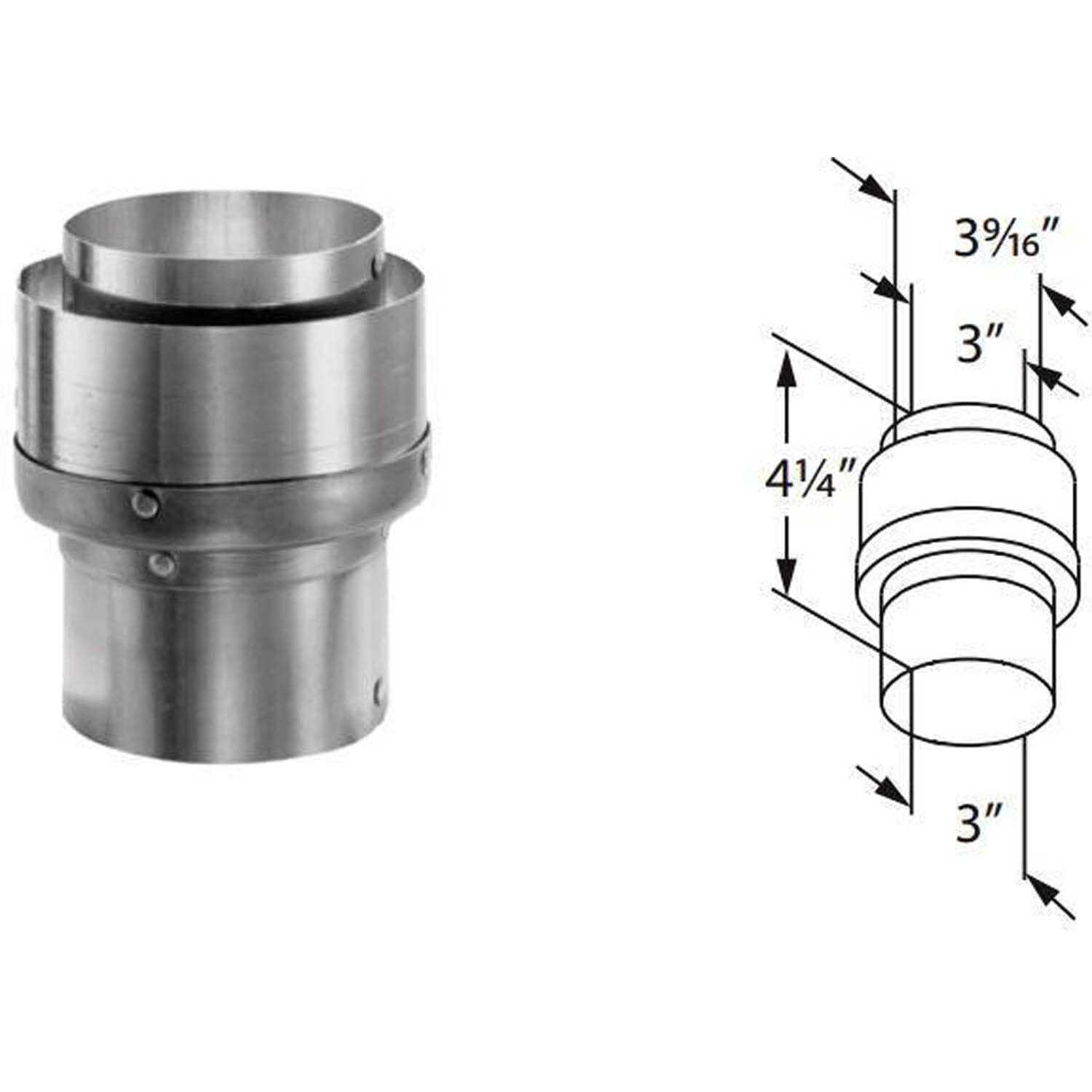 DuraVent 46DVA-ADF DirectVent Pro Co-Linear Flex Connector - Image 4