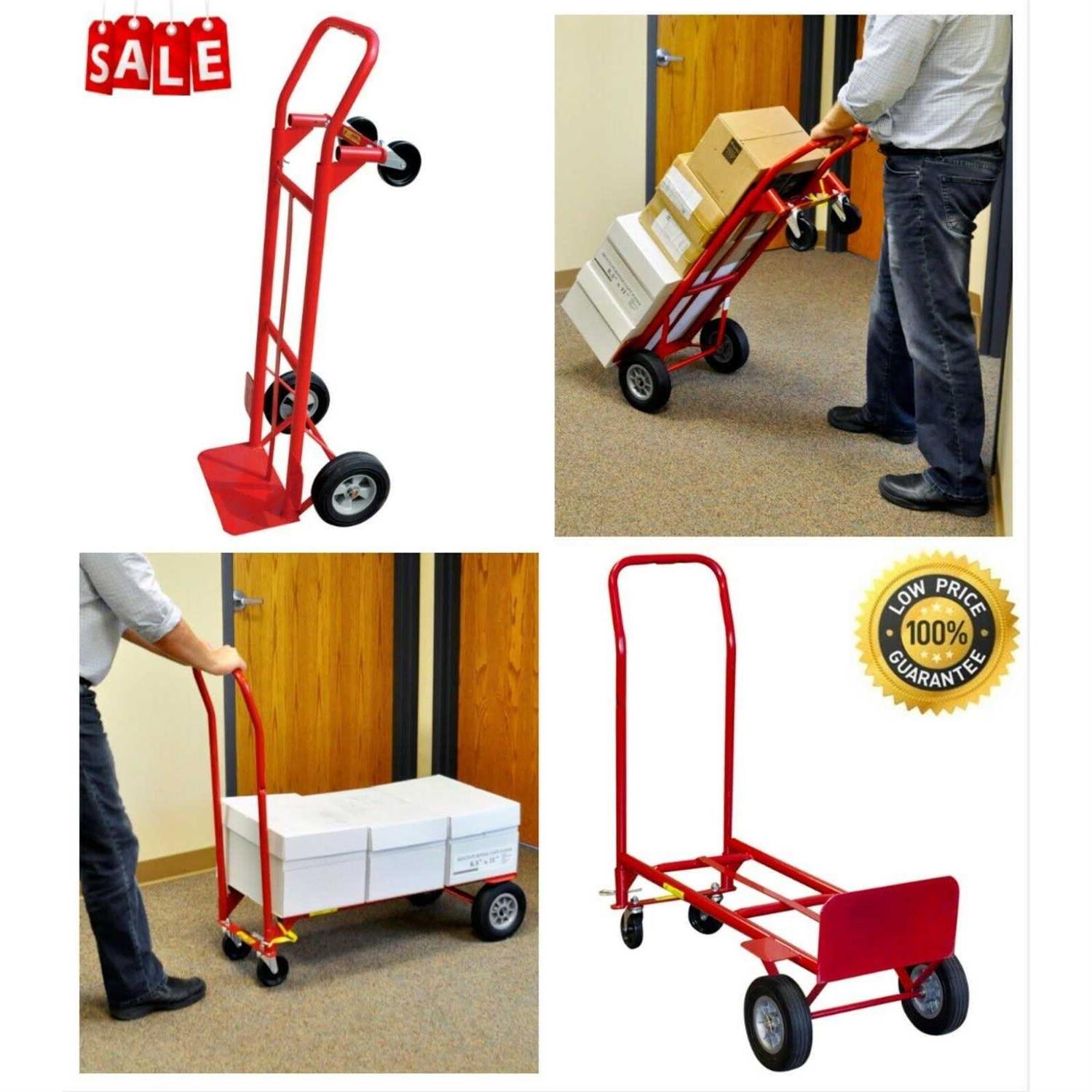 Milwaukee 600 lb. Capacity 2-in-1 Convertible Hand Truck - Image 4