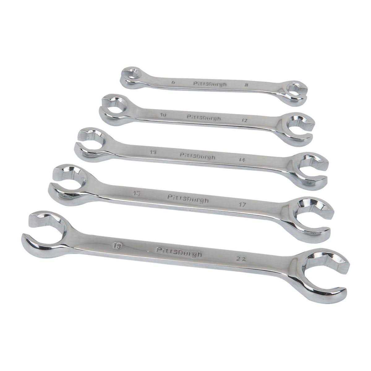 Pittsburgh Double-End Flare Nut Wrench Set