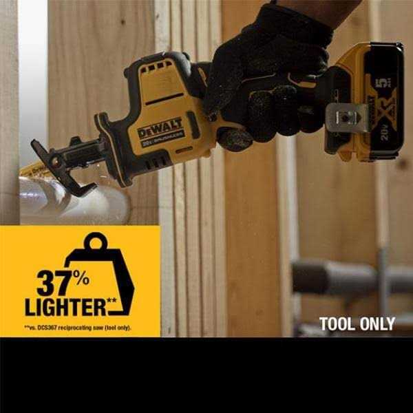 DeWalt Atomic 20V MAX Cordless One-Handed Reciprocating Saw DCS369B - Image 3