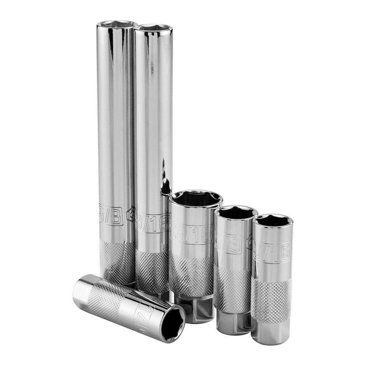 Quinn 3/8 in. Drive SAE and Metric Spark Plug Socket Set 70168 - Image 4