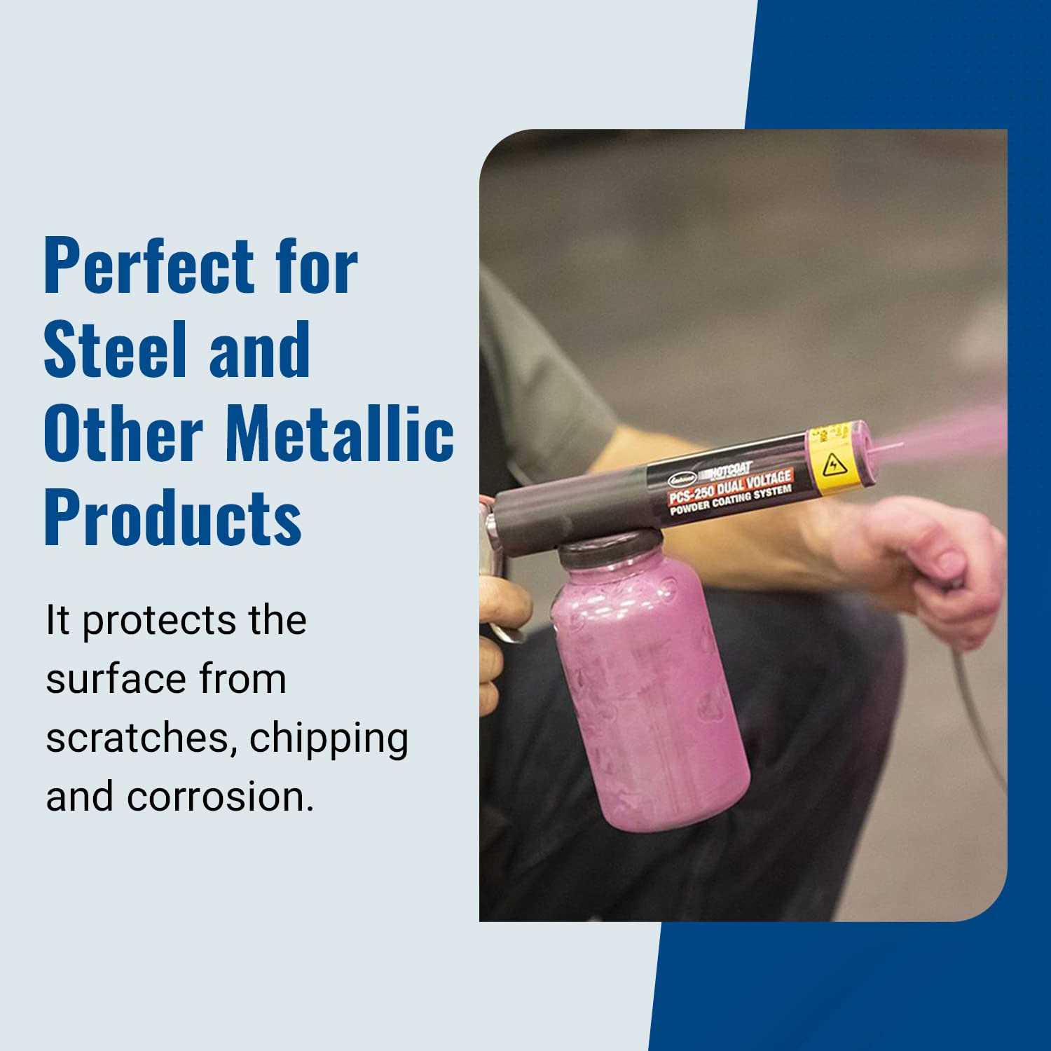 Eastwood PCS-250 Dual Voltage Powder Coating Gun - Image 5