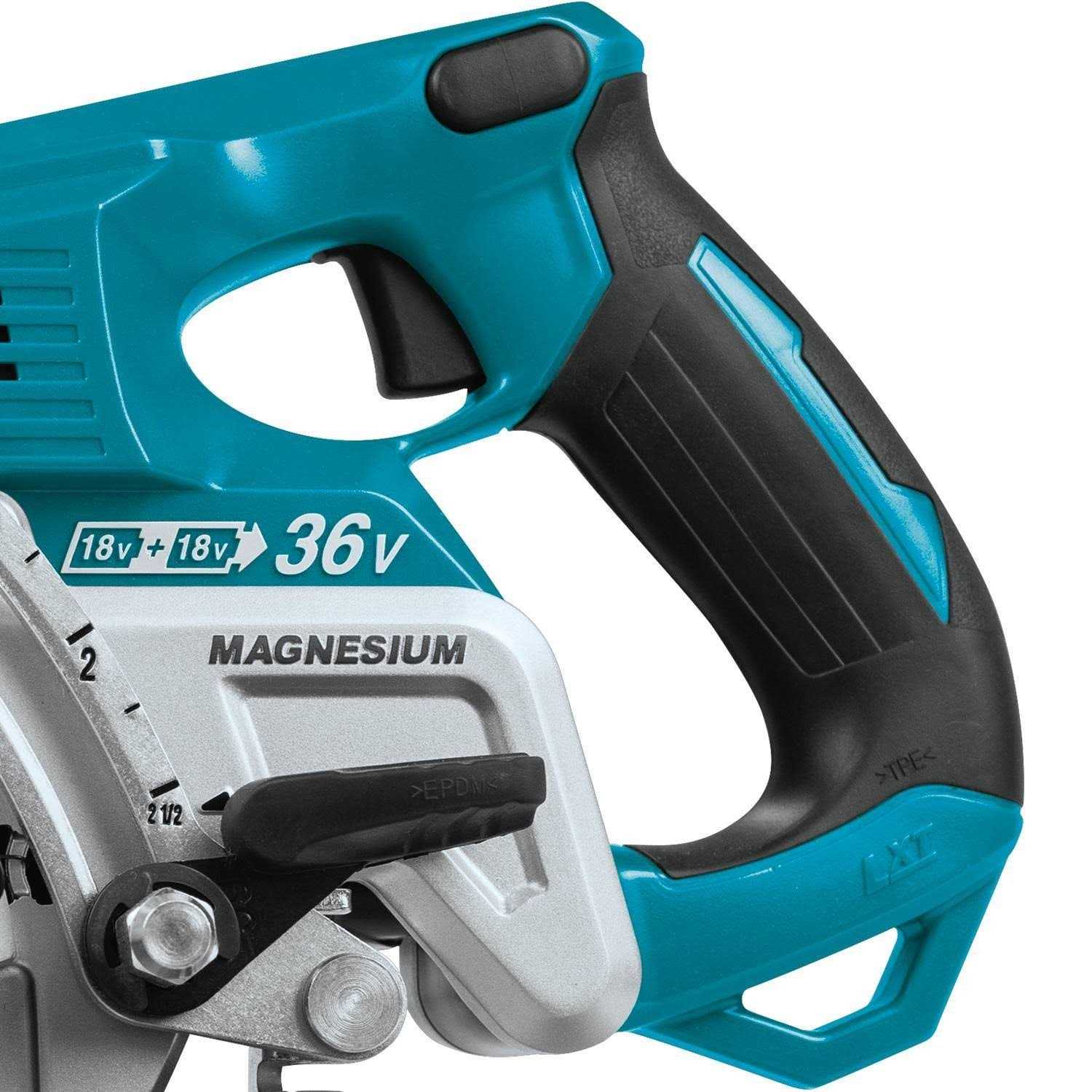 Makita XSR01Z 18V LXT X2 Brushless 7-1/4 Rear Handle Circular Saw - Image 3