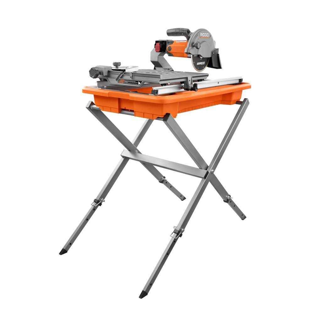 Ridgid R4031S 9 Amp Corded 7 in. Wet Tile Saw with Stand - Image 3