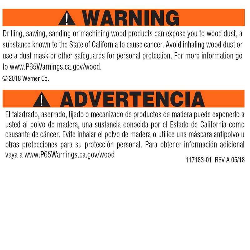 Werner 8 ft. - 10 ft., 22.5 in. x 54 in. Wood Attic Ladder with 250 lb. Maximum Load Capacity - Image 5