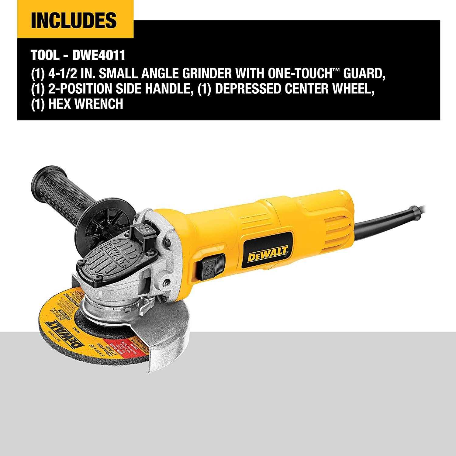 Dewalt Small Angle Grinder DWE4011 - Image 3