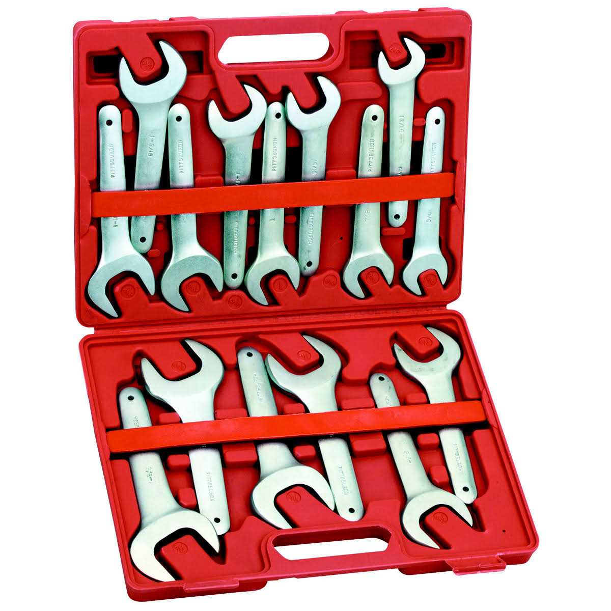 Pittsburgh 15 Piece SAE Service Wrench Set