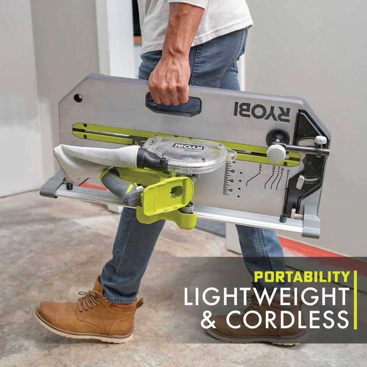 Ryobi ONE+ 18V 5-1/2 in. Flooring Saw with Blade - Image 4