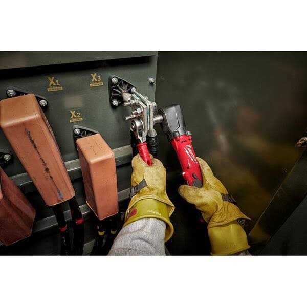 Milwaukee M12 FUEL 12V Lithium-Ion Brushless Cordless 1/2 in. Right Angle Impact Wrench Ah Battery Pack - Image 3