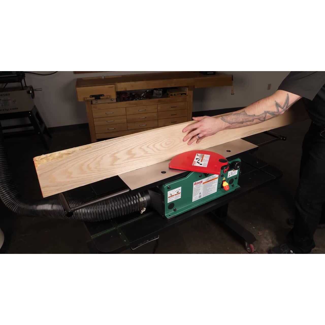 Grizzly G0947 8 Benchtop Jointer with Spiral-Type Cutterhead - Image 3