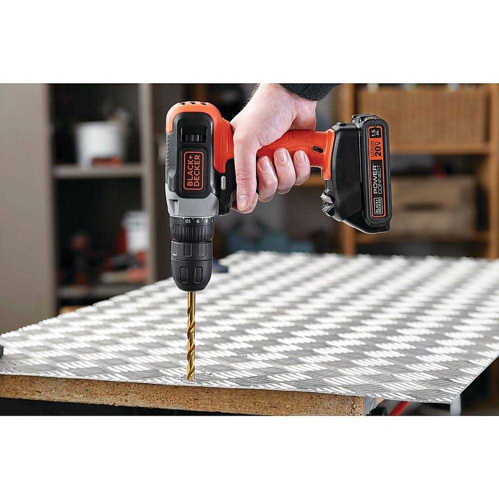 BLACK+DECKER 20V MAX Lithium Cordless Drill - Image 4