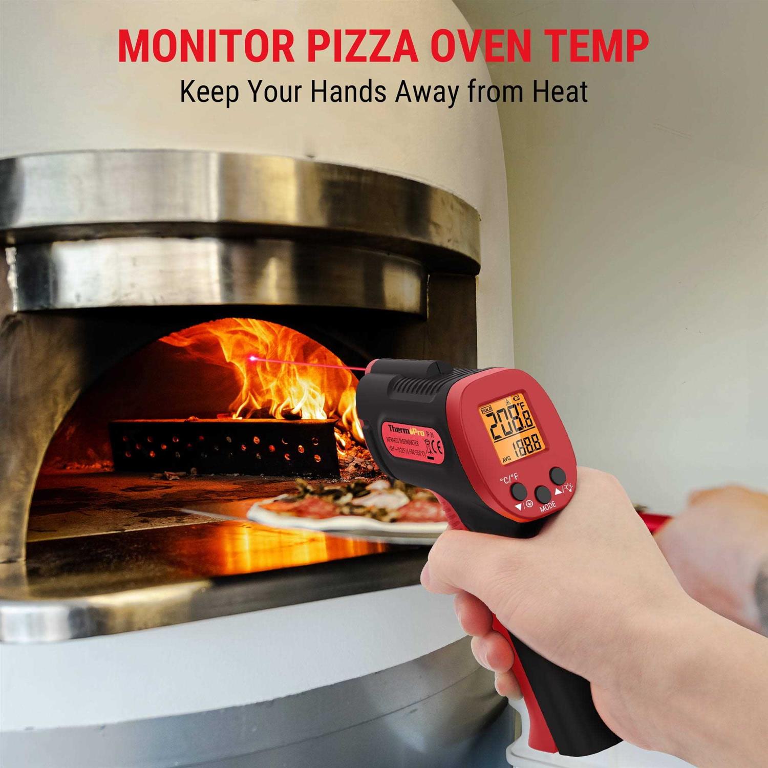 ThermoPro Digital Infrared Thermometer Gun Non Contact Laser Temperature Gun - Image 4