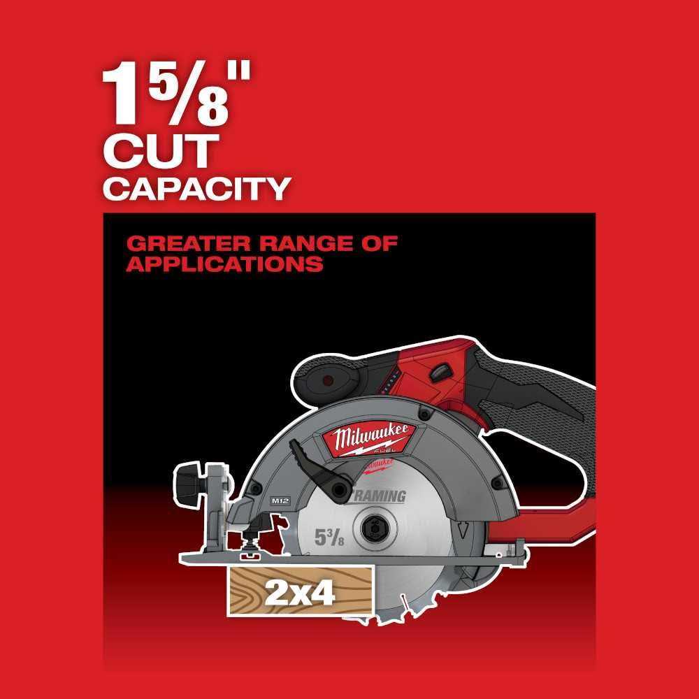 Milwaukee 2530-20 M12 FUEL Circular Saw - Image 3