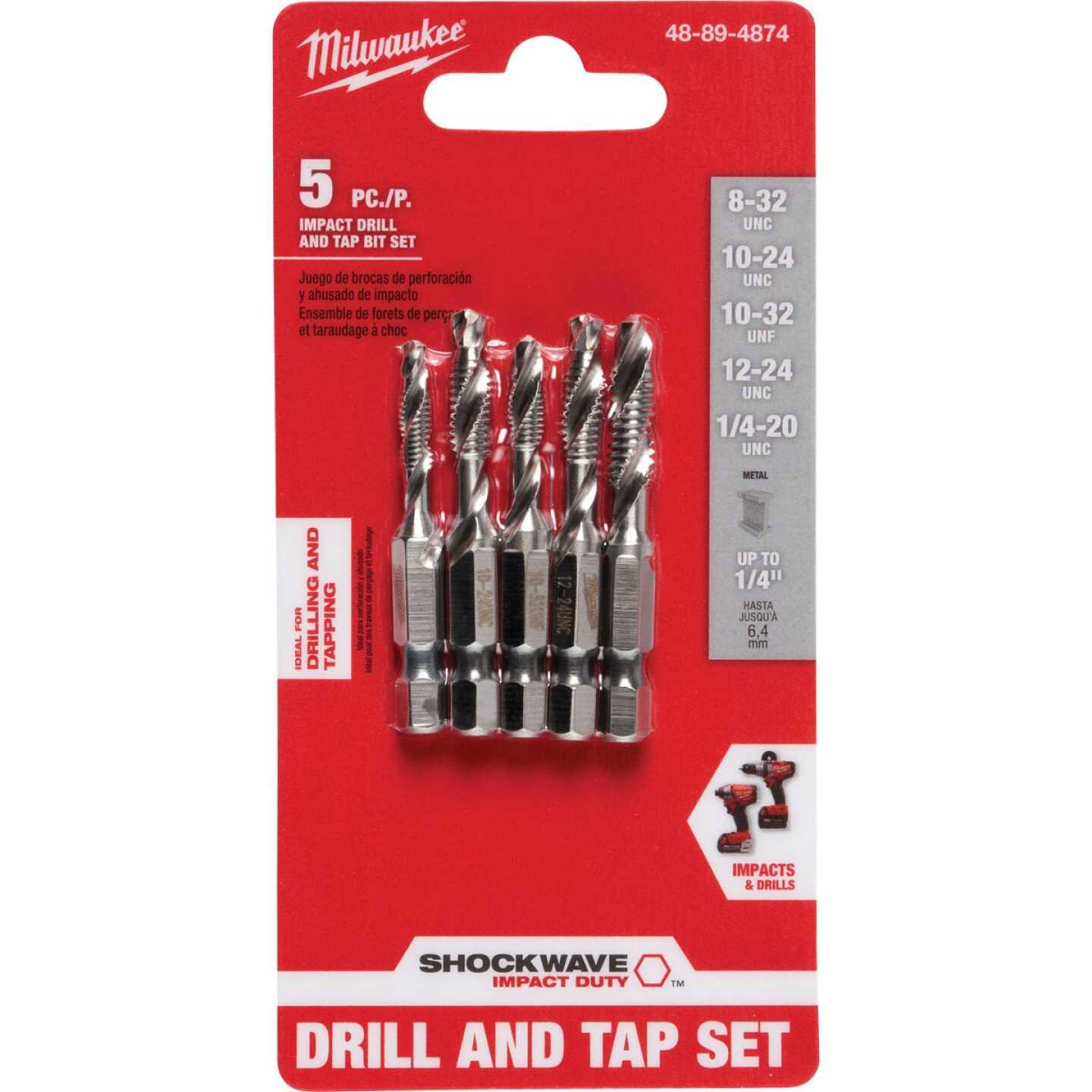 Milwaukee Shockwave 5 Impact Drill Tap Set 48-89 - Image 5