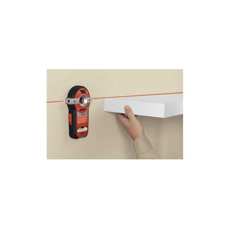 BLACK+DECKER Bullseye Auto-Leveling Laser with Stud Sensor BDL190S - Image 4