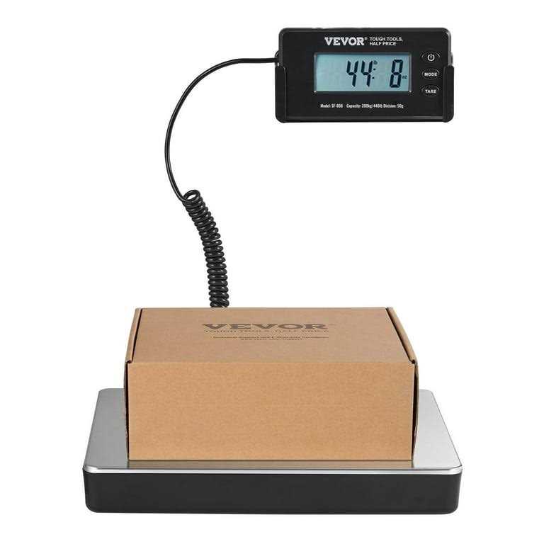 VEVOR Digital Shipping Scale 440 lbs x 1.7 oz. Heavy Duty Postal Scale with Timer - Image 3