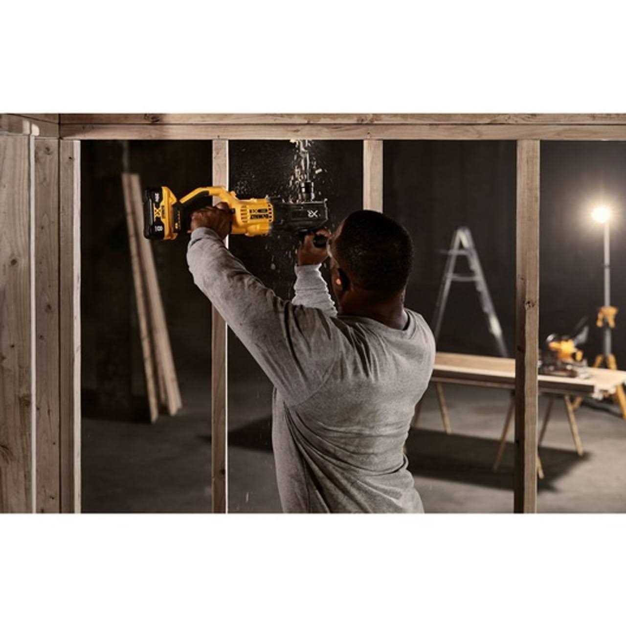 Dewalt 20V MAX XR Brushless Cordless 7/16 Compact Quick Change Stud and Joist Drill with Power Detect DCD443B - Image 5