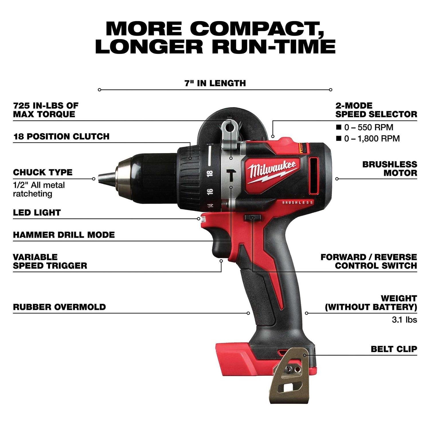 Milwaukee Tool M18 2893-22CX - Image 4