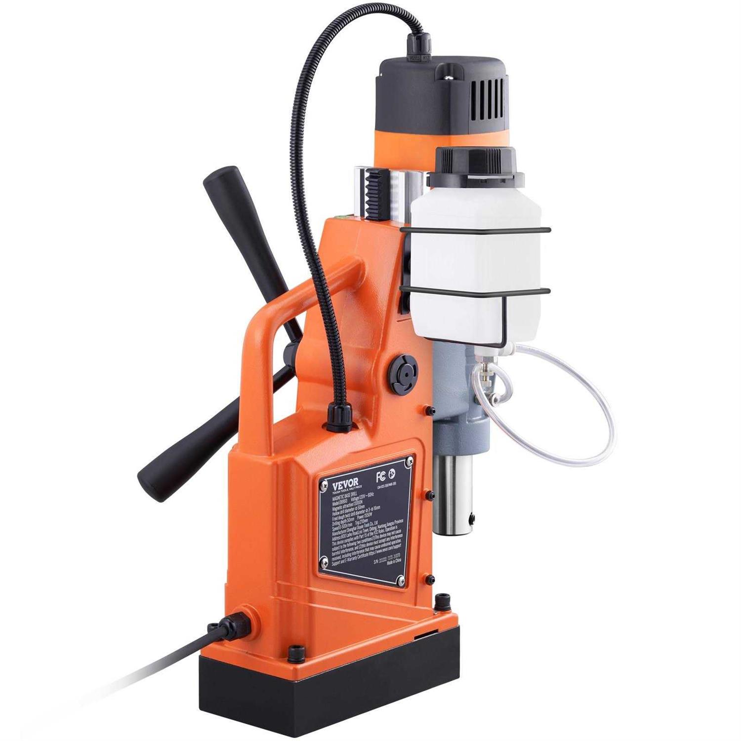 VEVOR Magnetic Drill 1550W 2 Boring Diameter 2922lbf/13000N Portable Electric Mag Drill Press with Variable Speed - Image 5