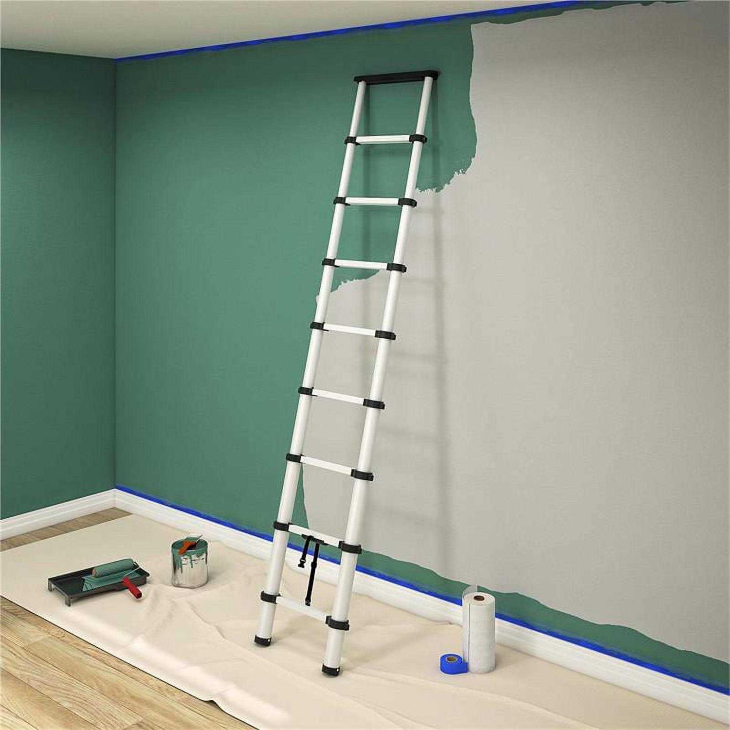 Cosco SmartClose Telescoping Aluminum Ladder with top Cap - Image 5