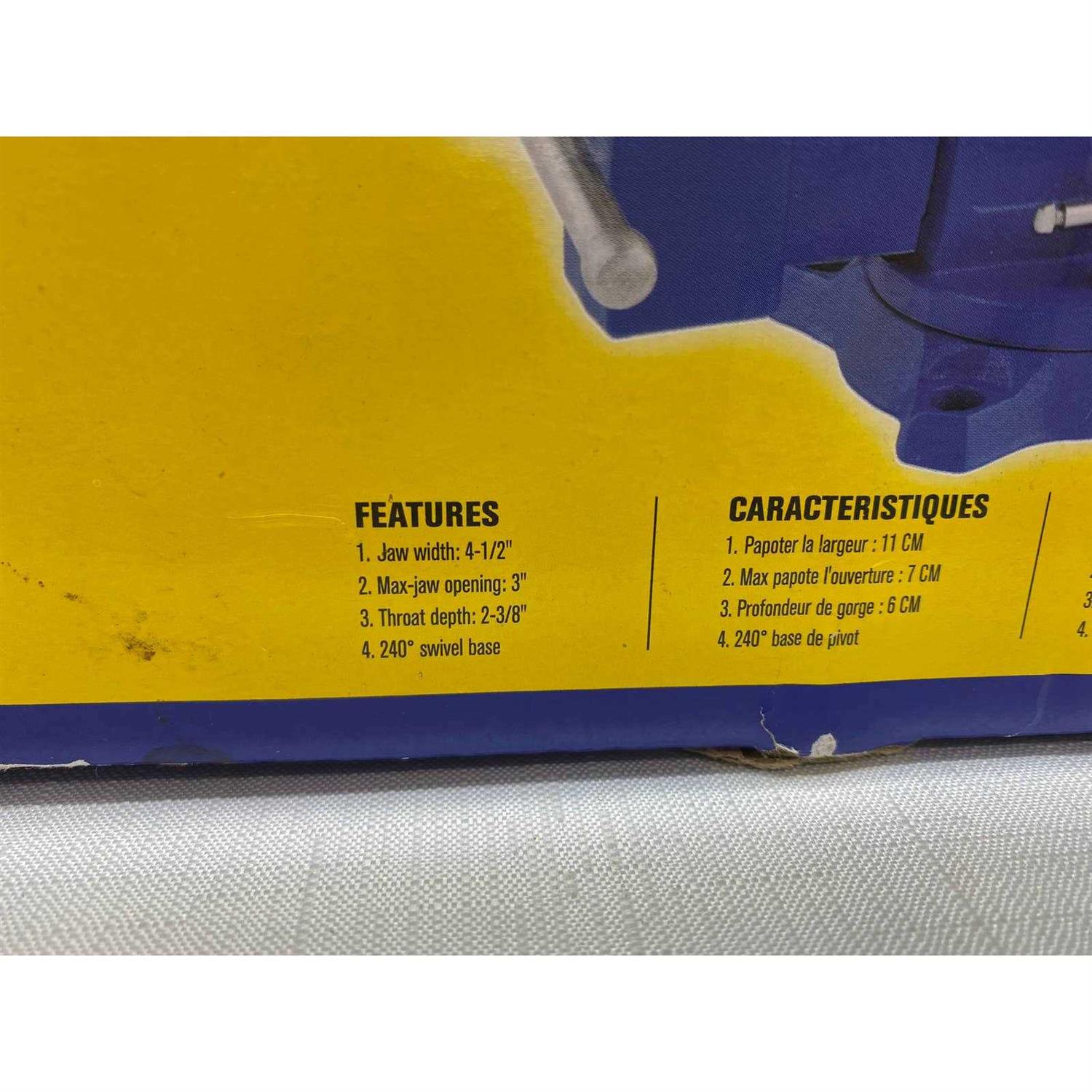 Irwin 4.5 in. Steel Workshop Bench Vise - Image 5