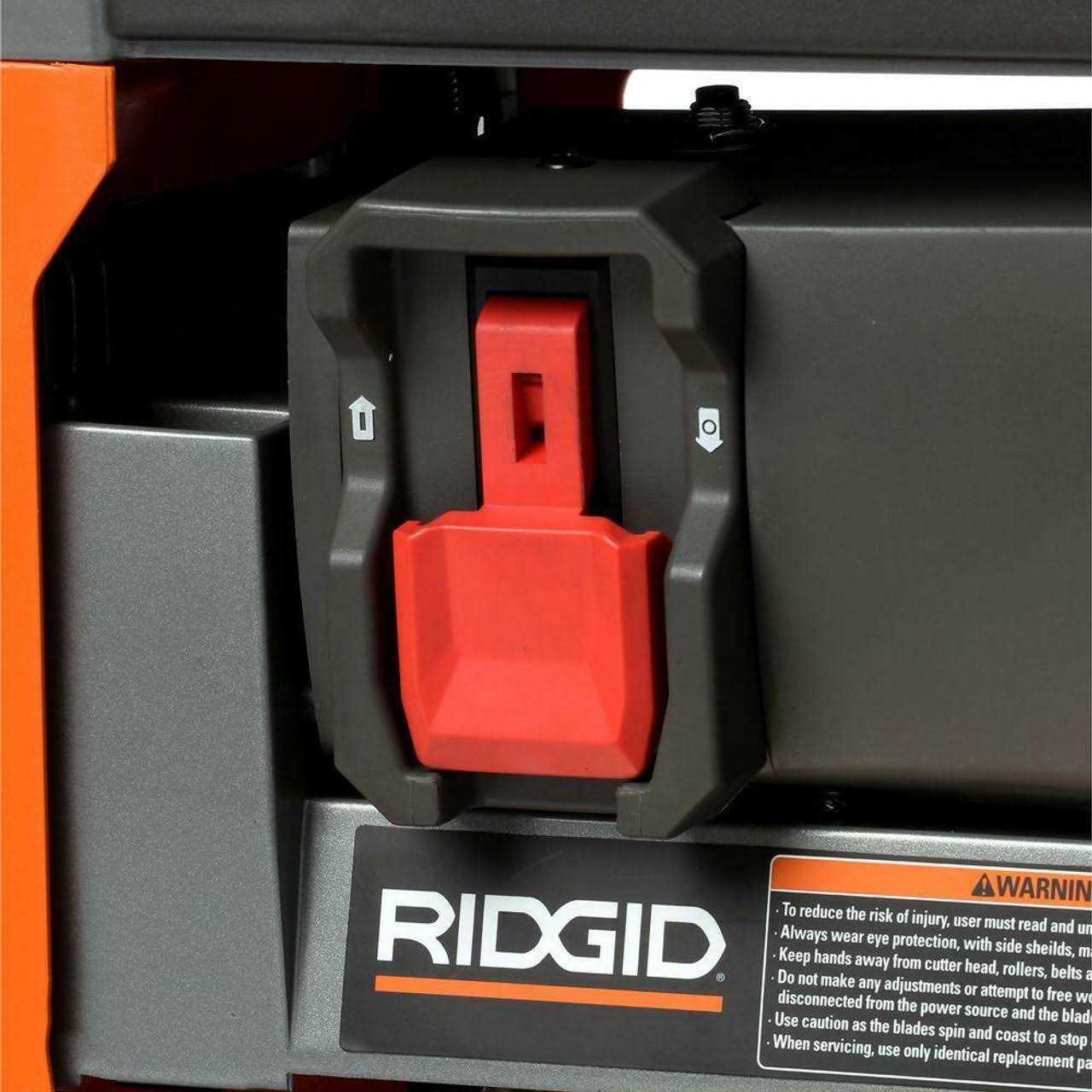 RIDGID 13 in. Thickness Corded Planer - Image 4