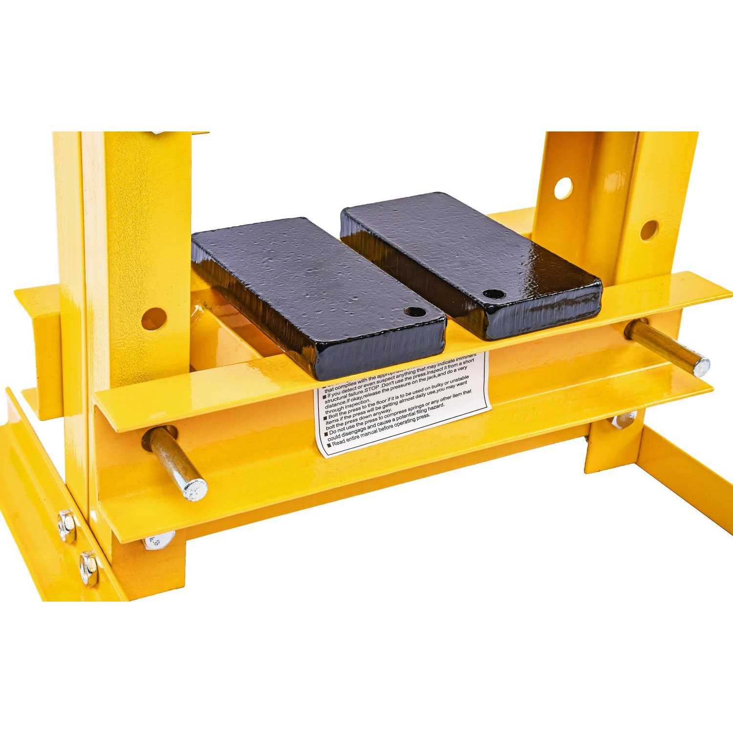 JEGS 81635 Hydraulic A-Frame Shop Press 6-Ton Bench Top Mount Working Range - Image 3