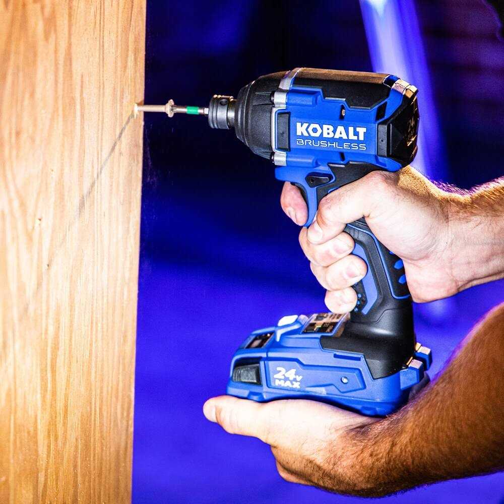 Kobalt 4-Tool 24-volt Max Brushless Power Tool Combo Kit with Soft Case KLC 4324A-03 - Image 5