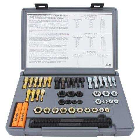 Lang Tools 971 48-Piece SAE/Metric Thread Restorer Kit - Image 4