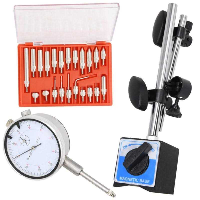 NAKAO Dial Indicator with Magnetic Base and Point Precision Inspection Set - Image 5