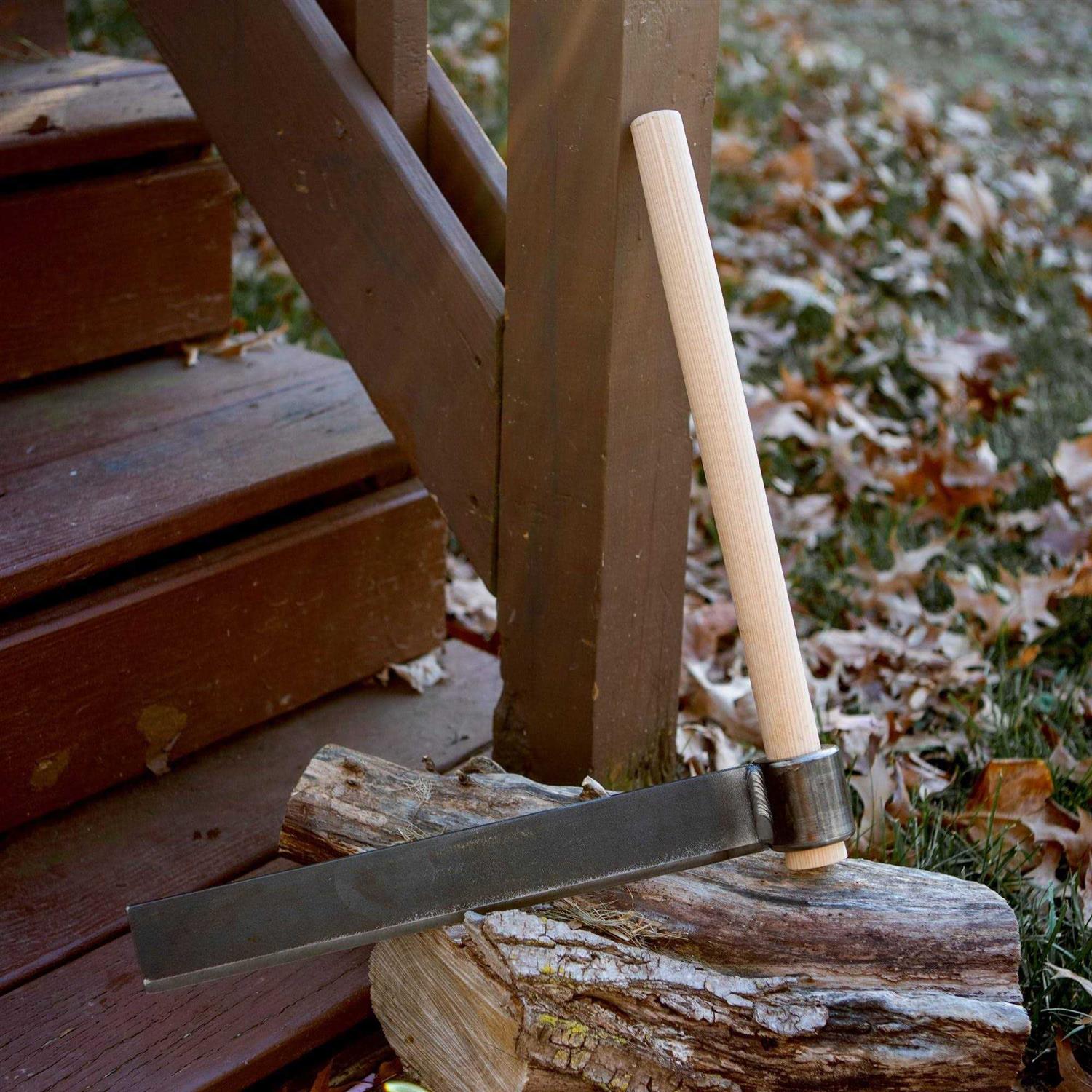 Lehman's Wood-Splitting Froe, Made of Hickory and Steel for Woodworking and Making Kindling - Image 5