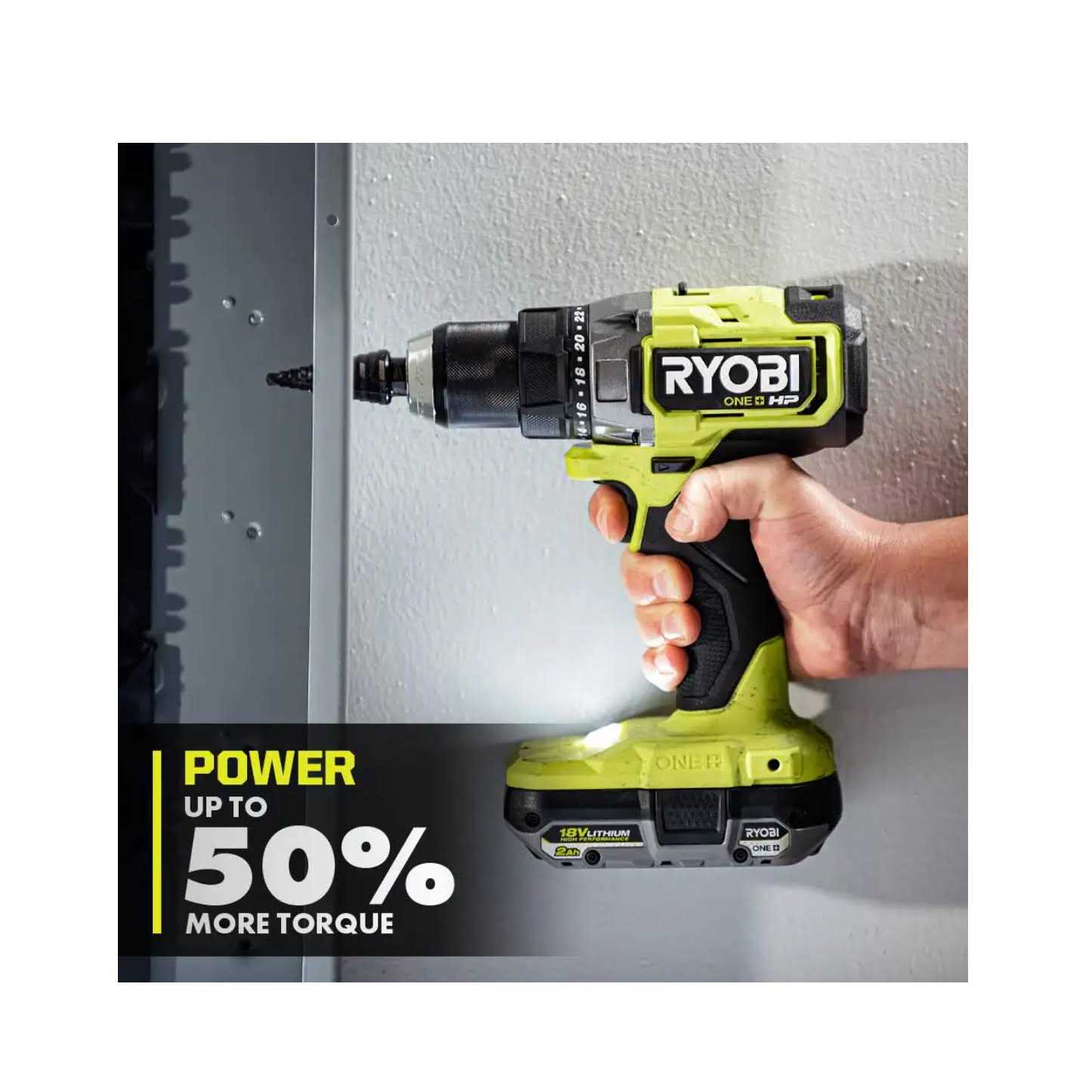 RYOBI ONE+ HP 18V Brushless Cordless 1/2 in. Drill/Driver - Image 5