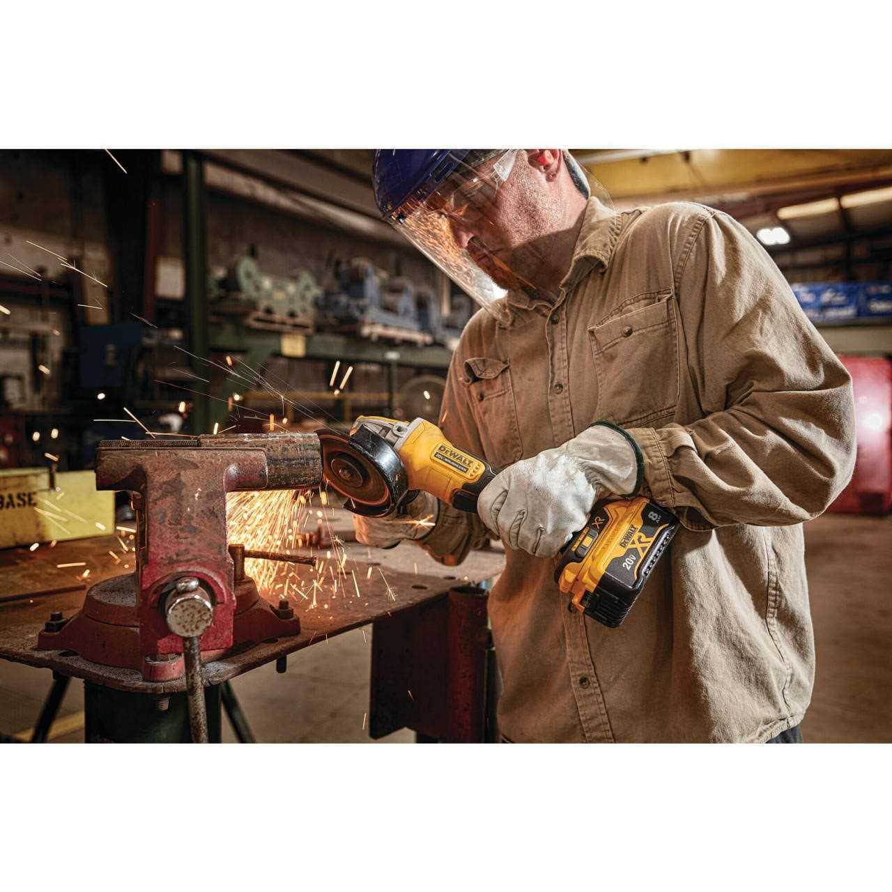 DeWalt 20V Max XR 4-1/2 5 in. Brushless Cordless Small Angle Grinder with Power Detect Tool Technology DCG415B - Image 4