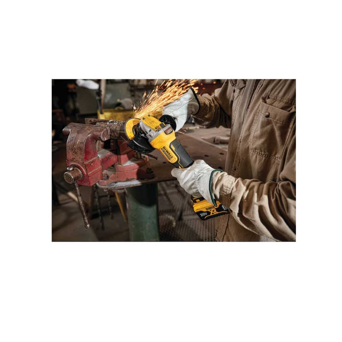 DeWalt 20V Max XR 4-1/2 5 in. Brushless Cordless Small Angle Grinder with Power Detect Tool Technology DCG415B - Image 5