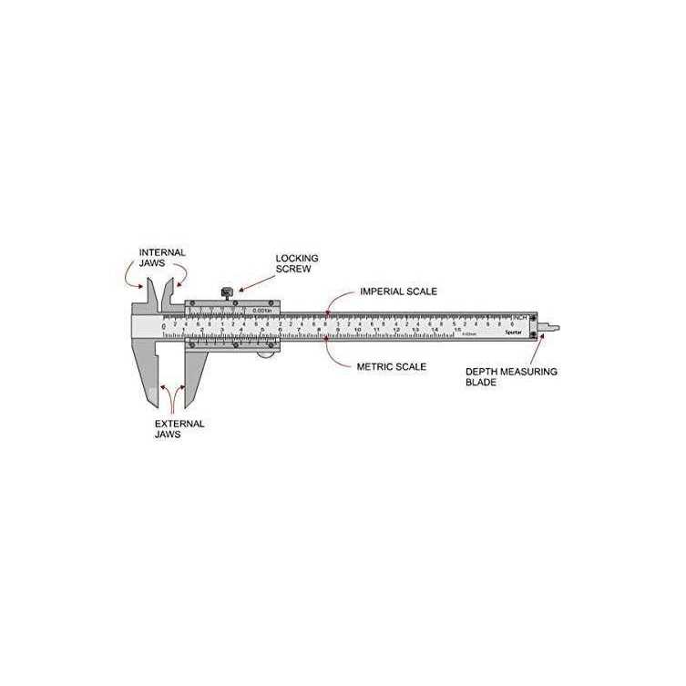 Spurtar Vernier Caliper 6 Stainless Steel Non Digital Calipers - Image 4