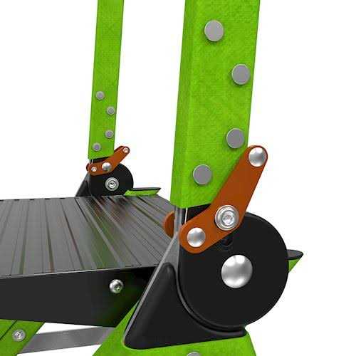 Little Giant Jumbo Step Stool with Handrail 11933 - Image 4