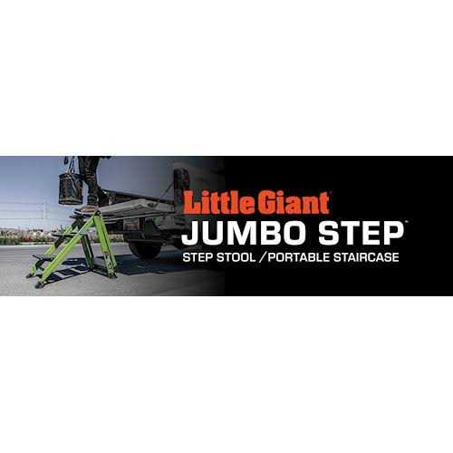 Little Giant Jumbo Step Stool with Handrail 11933 - Image 5