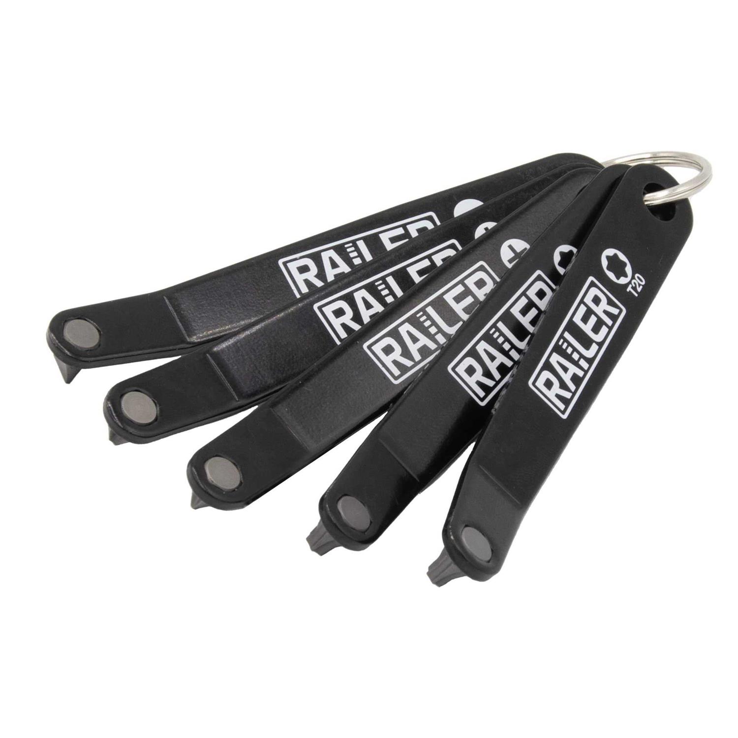 Low Profile Offset Screwdriver Set Railer S2 Steel Ultra Thin Slim Profile Angled EDC Screwdriver 5pc Set