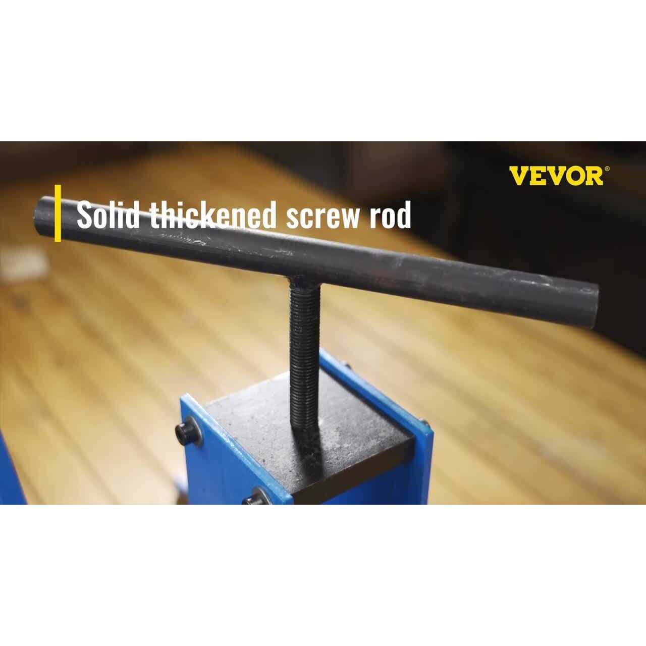 VEVOR 1-1/2 Tubing Rolling Bender Manual Square & Rectangular Tube Bender 14 Gauge Roller Tubing Roller Flat Bar Bender For Mild Steel Cooper - Image 5