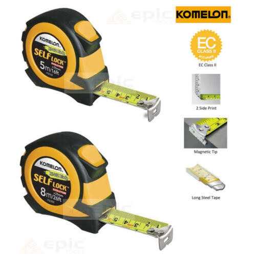 Komelon Self Lock 25-ft Auto Lock Tape Measure - Image 3
