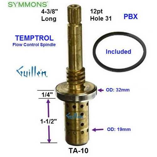 Symmons TA-10 Spindle Temptrol - Image 4
