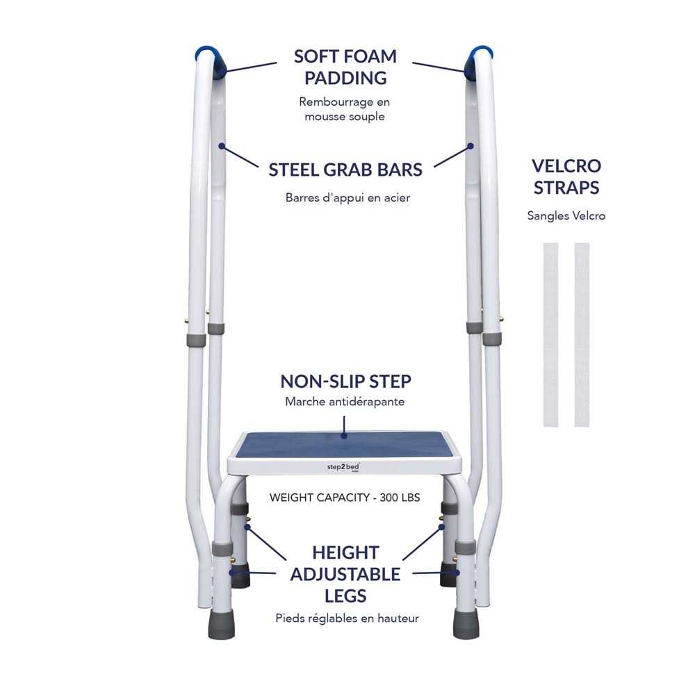 Step2Bed Mini Adjustable Height Bed Step Stool - Image 2