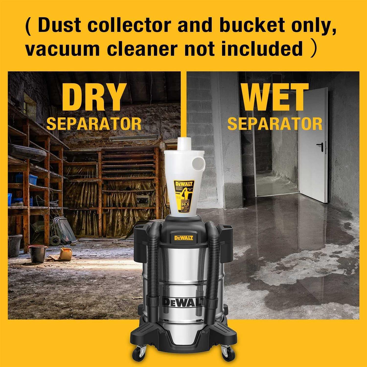 Dewalt Separator with 10 Gal Stainless Steel Tank 99.5% Efficiency - Image 5