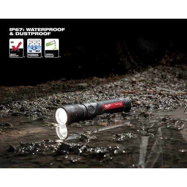 Milwaukee 2161-21 USB Rechargeable Twist Focus Flashlight - Image 3