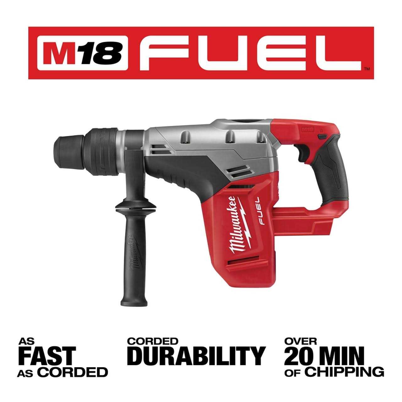Milwaukee M18 FUEL SDS-Max Rotary Hammer 2717-20 - Image 4