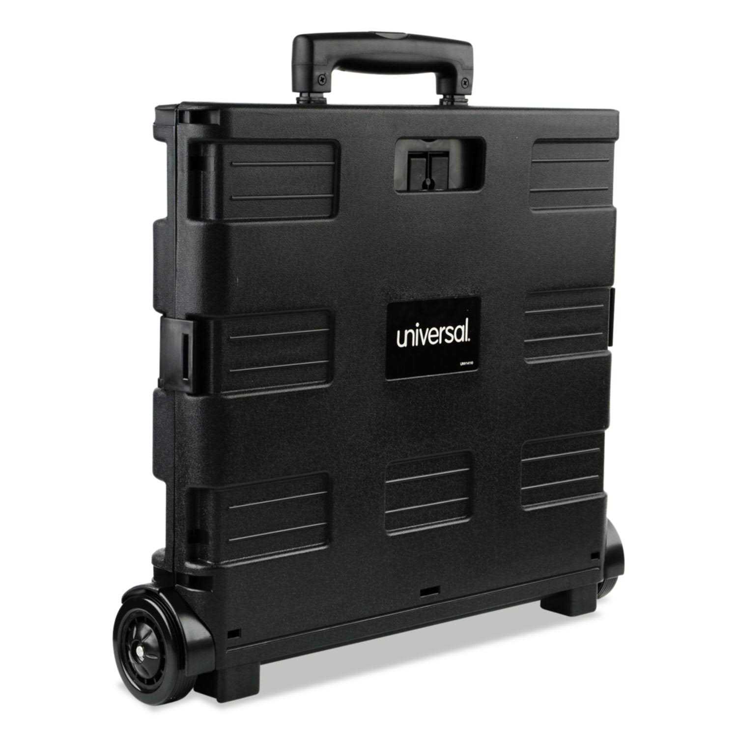 Universal Collapsible Mobile Storage Crate Plastic 18.25 x 15 x 18.25 to 39.37 - Image 5